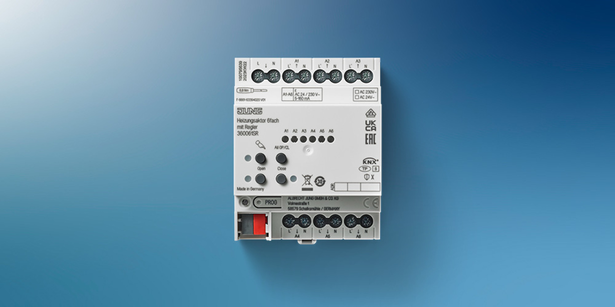 KNX Heizungsaktor 6-fach bei Lim Prüftechnik GmbH in Griesheim